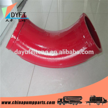 125mm diameter concrete pump single wall hardened bend/elbow